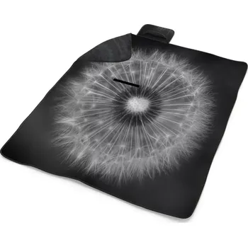 deka Sablio Plážová deka Černobílá pampeliška: 200x140 cm