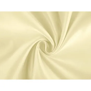 Satén tuhý metráž vanilková 1 m