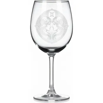 Sklenice Vínová sklenice s motivem znamení Blíženci