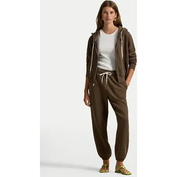 Dámské oblečení Polo Ralph Lauren Teplákové kalhoty 211971700506 Hnědá Tapered Fit XS
