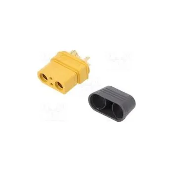 Elektrická zásuvka Zástrčka napájecí DC XT90 zásuvka PIN 4 na kabel pájení 40A