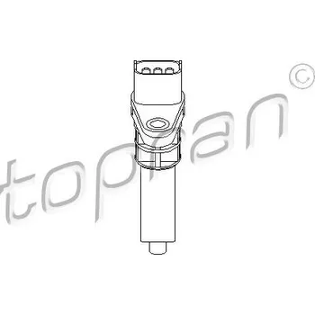 Autoelektrika Snímač, ujetá vzdálenost HANS PRIES - TOPRAN 207 446