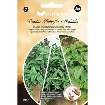 Semeno Oregáno + saturejka + meduňka výsevné disky 3 ks Easy Garden