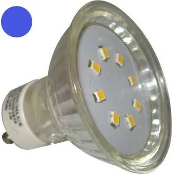 Žárovka PremiumLED LED žárovka 1W 8xSMD2835 GU10 90lm MODRÁ