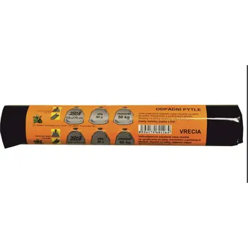 Pytle na odpadky pytle na odpadky 280l (3ks) 115x170cm ČER 60µ SILNÉ