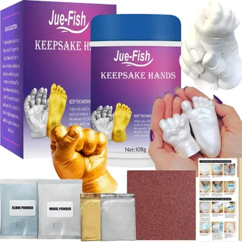 Dekorace do dětského pokoje Real Home 3D SÁDROVÝ ODLITEK DĚTSKÉ RUKY NOHY NOHY RUCE PRO DĚTI