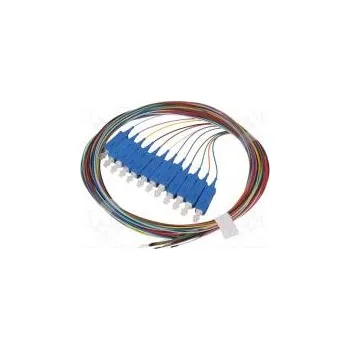 Síťový kabel Světlovodný pigtail OS2 SC/UPC 2m LSZH Světlovod 9/125um