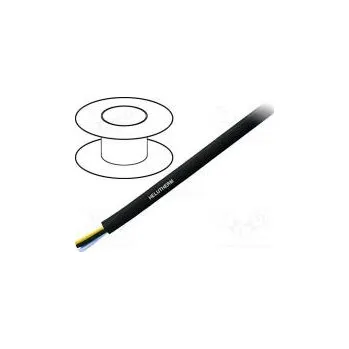 elektrický kabel Vodič HELUTHERM® 120 lanko Cu 2x0,5mm2 PVC černá -30÷105°C