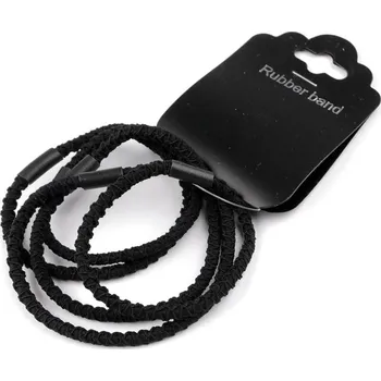 Gumičky do vlasů - černá