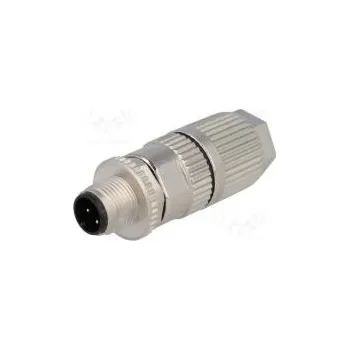 Elektrická zásuvka Zástrčka M12 PIN 4 vidlice kód A-DeviceNet / CANopen IDC