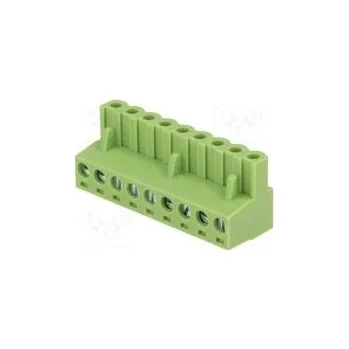 Elektrická zásuvka Rozpojovací svorkovnice 5,08mm póly 9 přímý zástrčka zásuvka