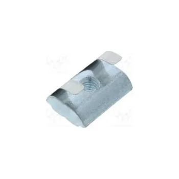 Stavební profil Matice pro profily Šířka drážky 8mm s pružným plíškem ocel