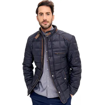 Pánská prošívaná bunda Dewberry dewberry modrá | hnědá | světle modrá 3501586