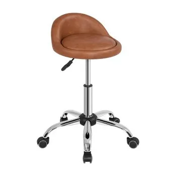 Barová židle 592312 retro brown výškově nastavitelná, hnědá - B YAHEETECH