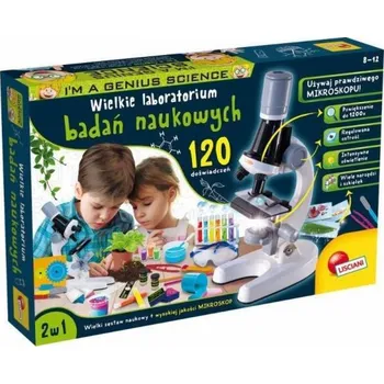 Dětská vědecká sada Lisciani Malý génius velká výzkumná laboratoř