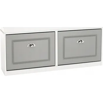 Botník Botník Kondela 104 x 47,5 x 24 cm bílá