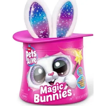 Dětské zboží ZURU Kouzelný klobouk se zajíčkem Magic Bunnies Pets Alive Bílý