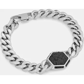 Šperk Náramek Guess LION KING JUMB06.001JW stříbrná SLV, vel. L