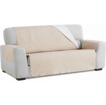 Napínací potah PovlečemeVás Nepropustný potah na trojkřeslo - béžový