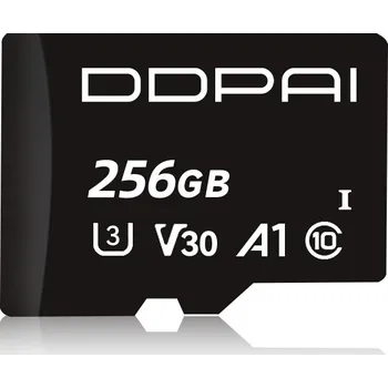 Paměťová karta PAMĚŤOVÁ KARTA 256GB MicroSDXC A1 V30 C10 U3 ORIGINÁLNÍ DDPAI