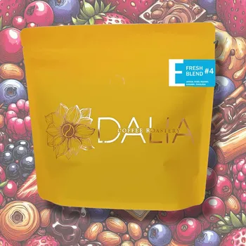 Káva Kávová směs Fresh blend (mix Ugand) Váha: 1000 g, Pražení: Světlé (filtr) zrnková káva