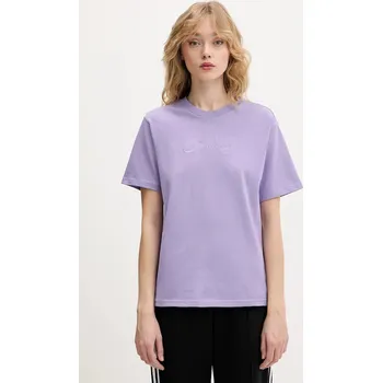 Pánská móda Bavlněné tričko adidas KB2402 fialová 04X, vel. XS