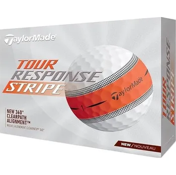 Golf Taylor Made TaylorMade TOUR RESPONSE STRIPE Golfové míčky ORANGE