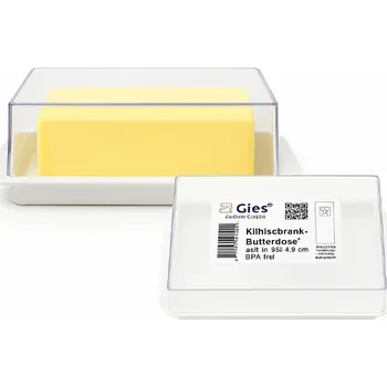 Máslenka GIES BPA Free Nádoba na Máslo Průhledné Víko 14×8×4,5 cm