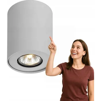 Nástěnné svítidlo Bodové kulatý svítidlo Italux bílé