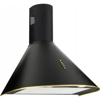 Digestoř Komínový odsavač par AKPO WK-4 Dandys Gold 50 50 cm Černý