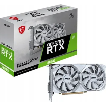 Grafická karta Grafická karta MSI GeForce RTX 3050 VENTUS 2X XS OC White 8GB GDDR6 128bit