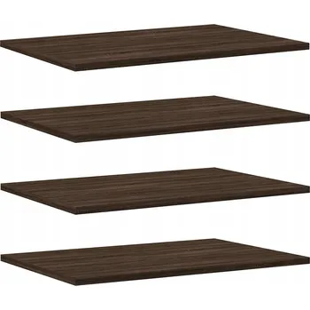 police Nástěnná police hnědý dub 60 x 40 x 1,5 cm, dřevěný kompozit