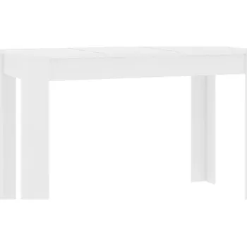 Jídelní stůl Jídelní stůl bílý 120 x 60 x 76 cm z dřevěného kompozitu