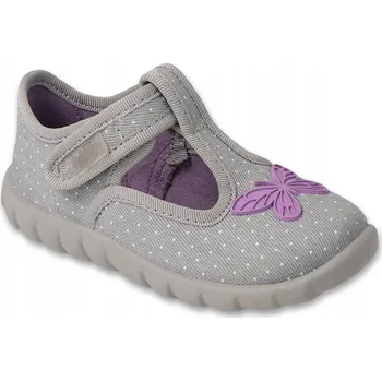 Dívčí bačkory BEFADO dětské papuče s pružnou podrážkou FLEXI 627P004, velikost 22