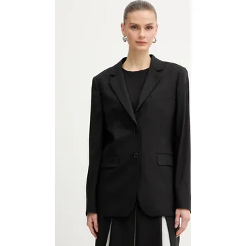 Dámské sako Sako s přídavkem vlny Karl Lagerfeld B1W14012 černá 99X, vel. 36