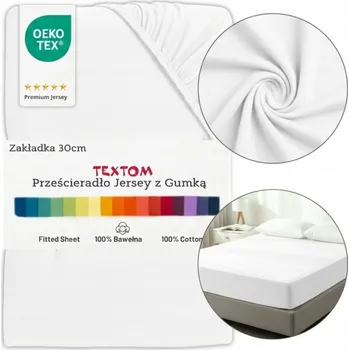 Prostěradlo PROSTĚRADLO S GUMOU 120x200 + 30 CM Bavlna Jersey SILNÉ 155g