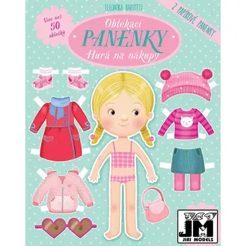 omalovánky JIRI MODELS Panenky oblékací Hurá na nákupy | 890021