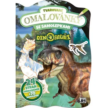 omalovánky JIRI MODELS Omalovánky tvarované + samolepky Dinosauři | 14