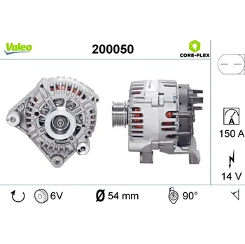Alternátor Alternátor VALEO 200050