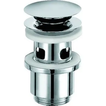 Kludi PUSH-OPEN uzavírací ventil G1 1/4", pro umyvadlo s přepadem, chrom