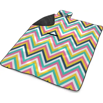 deka Sablio Plážová deka Duhové klikyháky: 200x140 cm