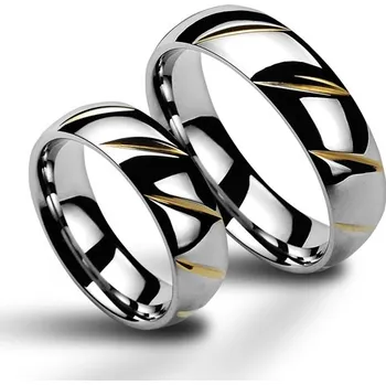 Prsten NUBIS® NSS3001 Dámský snubní prsten ocel - velikost 50 - NSS3001-50