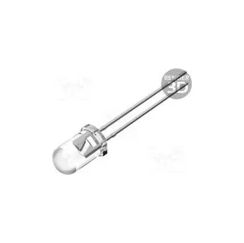 Polovodič LED 5mm zelená 4200÷5800mcd 100° 20mA 2,7÷3,4V Čelo vypouklé