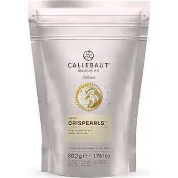 Jedlá dekorace na dort Callebaut Kuličky Callebaut Crispearls bílé, 800 g