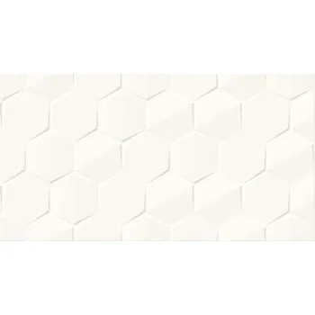 Obklad OBKLAD ALTERIO WHITE HEXA STRUCTURE SATIN 29,8X59,8*
