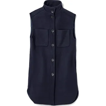 642267 - Kabátová vesta Nah/Studio - recyklovaná vlna - vel. 38 - barva: modrá