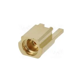 Elektrická zásuvka Zásuvka MMCX zásuvka úhlové 90° 50Ω THT na PCB teflon