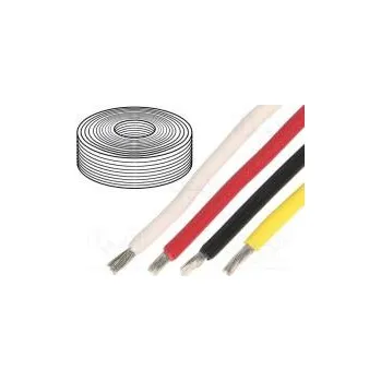 elektrický kabel Vodič lanko Cu 10AWG žlutá PVC 600V 76m CPR bez klasifikace