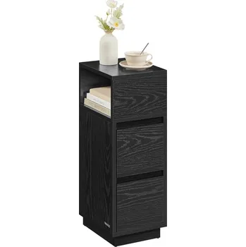 Konferenční stolek Odkládací stolek ALEX - MDF, dekor dřevo, více barev Barva: černá