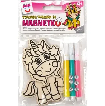 omalovánky Vybarvi si magnetku Jednorožec II.